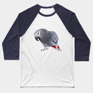 African Grey Parrot Baseball T-Shirt